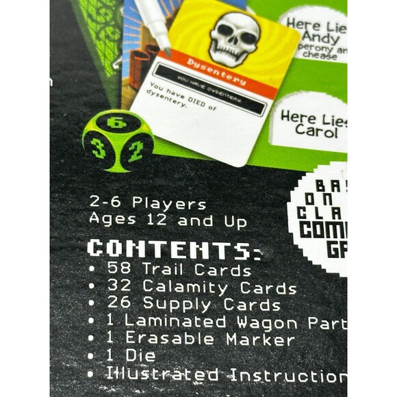 THE OREGON TRAIL Card Game - Pressman 2016 - 2 to 6 Players - COMPLETE - Picture 8 of 8